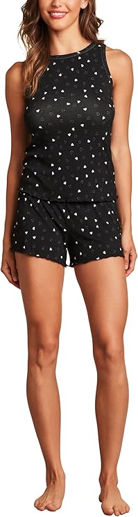 Barefoot Dreams Ultra Soft Rib Short & Tank Pajama and Lounge Set