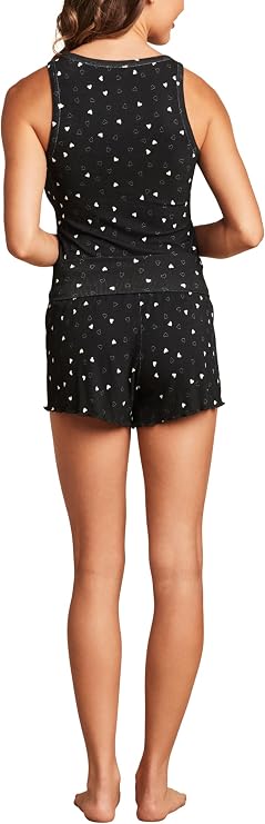 Barefoot Dreams Ultra Soft Rib Short & Tank Pajama and Lounge Set