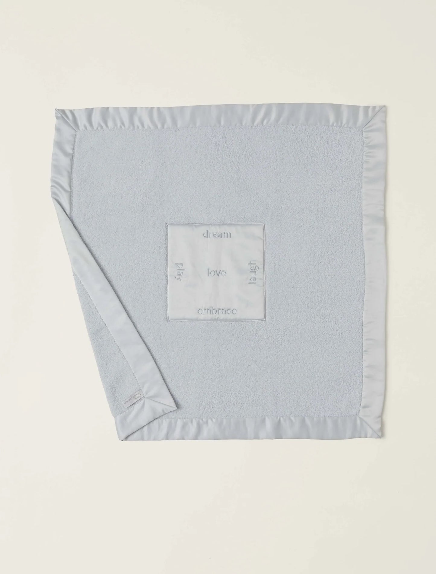 Barefoot Dreams CozyChic Satin Trim Receiving Blanket