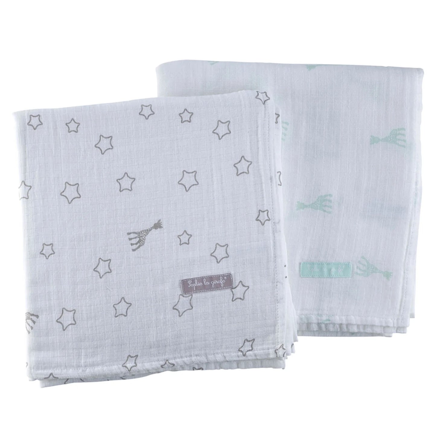 Sophie la Girafe Muslin Swaddle Blanket Set