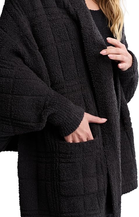 Barefoot Dreams CozyChic® Cotton Tonal Plaid Blanket Wrap