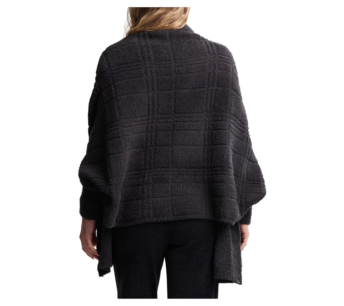 Barefoot Dreams CozyChic® Cotton Tonal Plaid Blanket Wrap