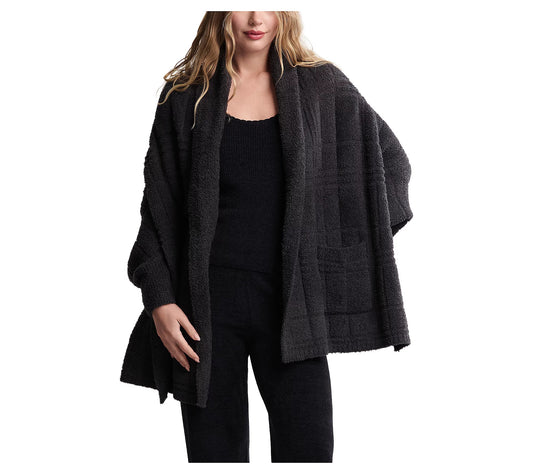 Barefoot Dreams CozyChic® Cotton Tonal Plaid Blanket Wrap