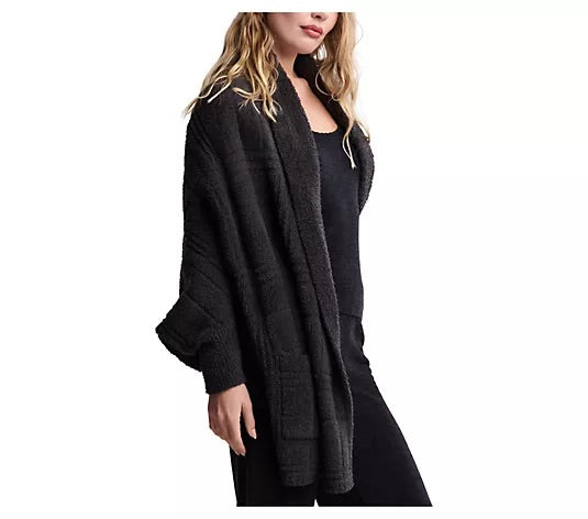 Barefoot Dreams CozyChic® Cotton Tonal Plaid Blanket Wrap