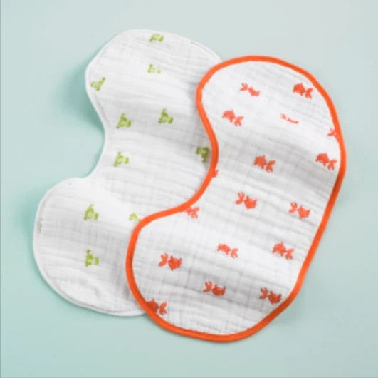 Aden + Anais Baby Burpy Bib Frogs and Fish Goldfish