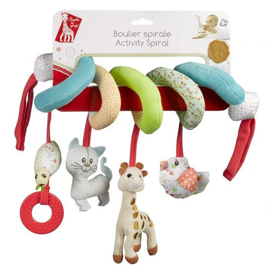 Sophie La Girafe - Fresh Touch Activity Spiral Crib And Stroller Toy