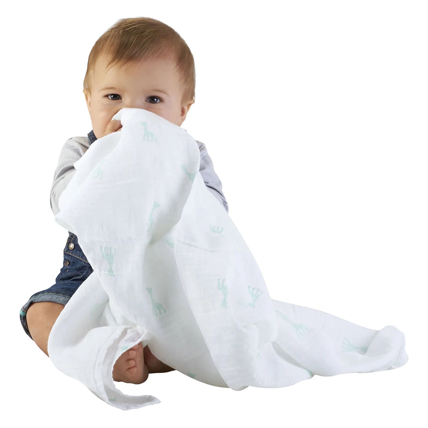 Sophie la Girafe Muslin Swaddle Blanket Set