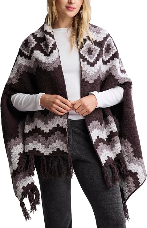 CozyChic Mosaic Blanket Wrap